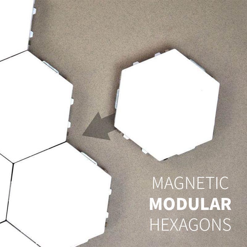 haloera™ Hexagonal Wall Lamp Creative Geometry Assembly