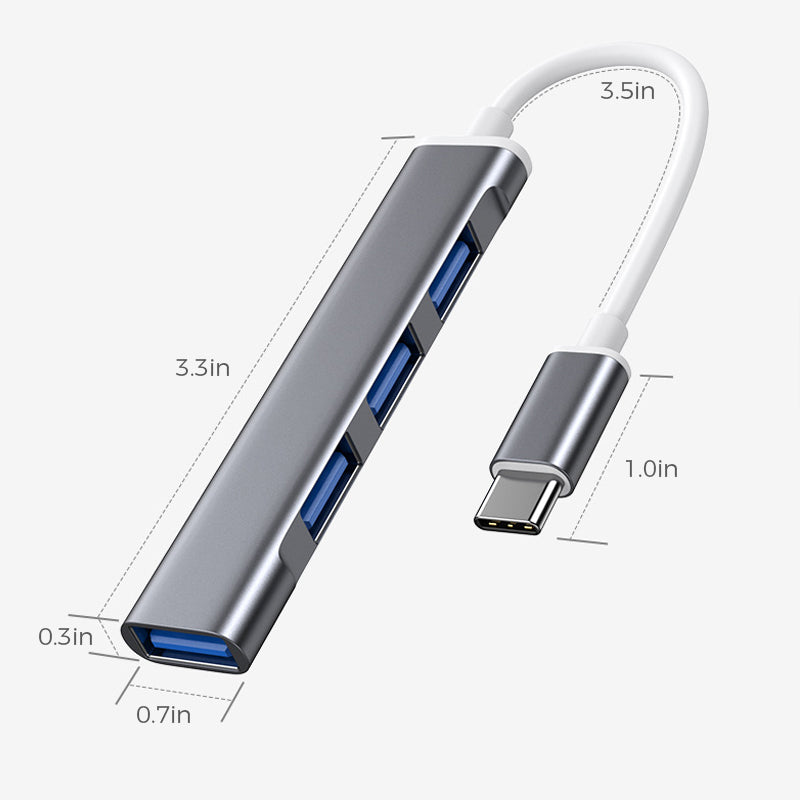 High Speed USB Type C HUB 4 Port