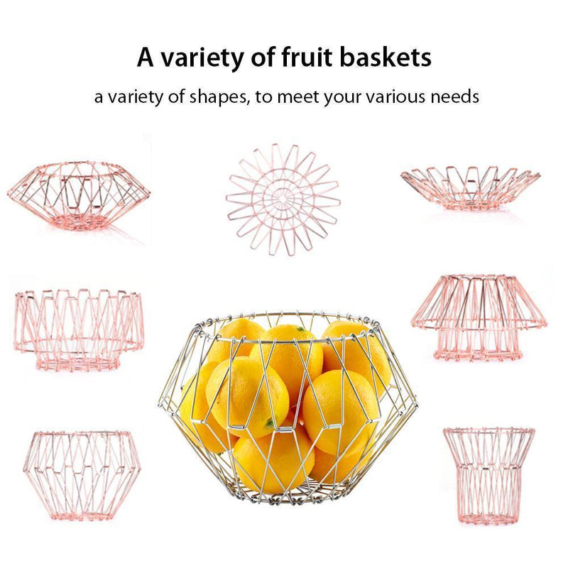 Collapsible Stainless Steel Wire Basket