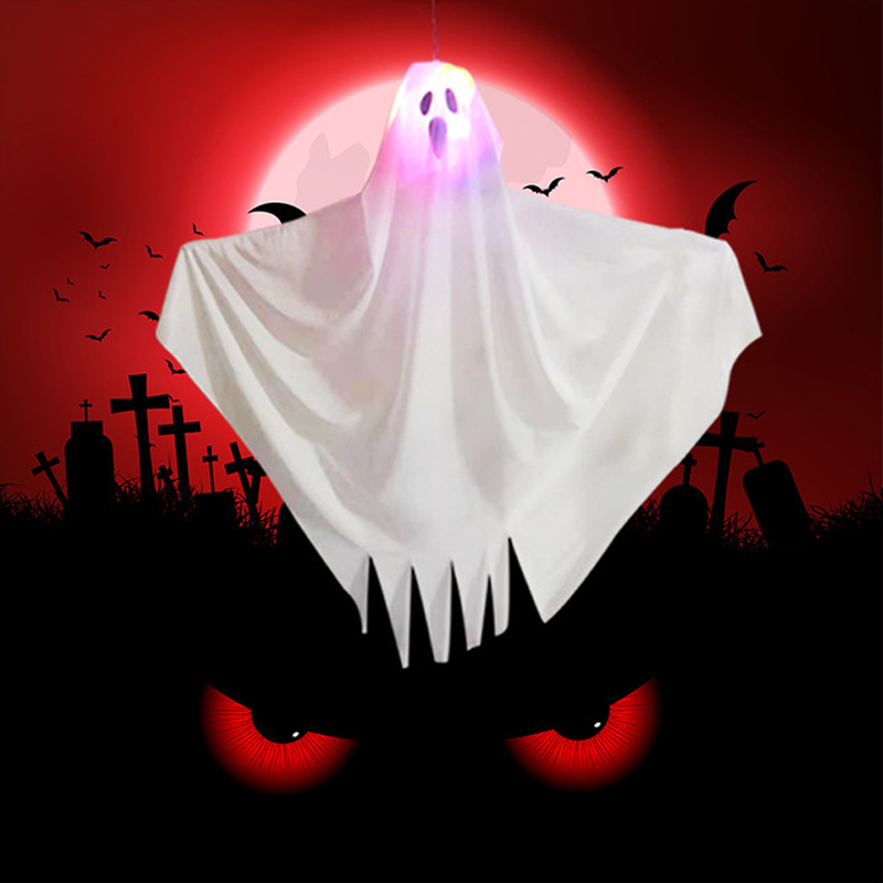 (🎃Early Halloween Promotion🎃) Halloween Decoration LED Light Hanging Ghost