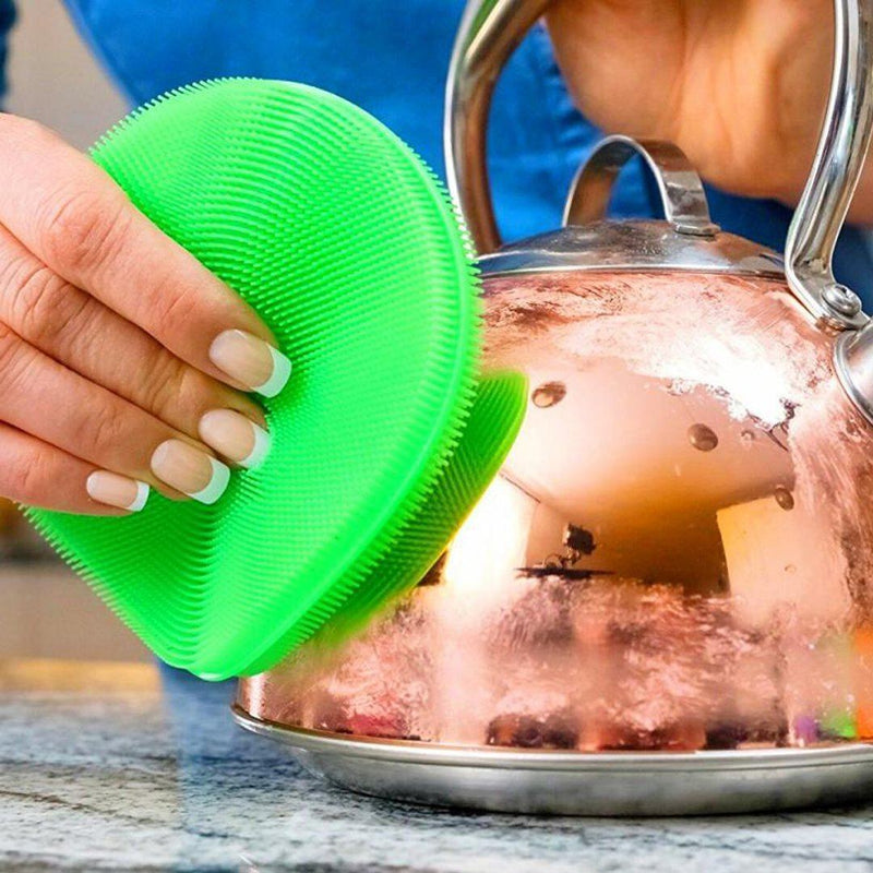 Silicone Multi-purpose Scrubber Sponge, 5 PCs