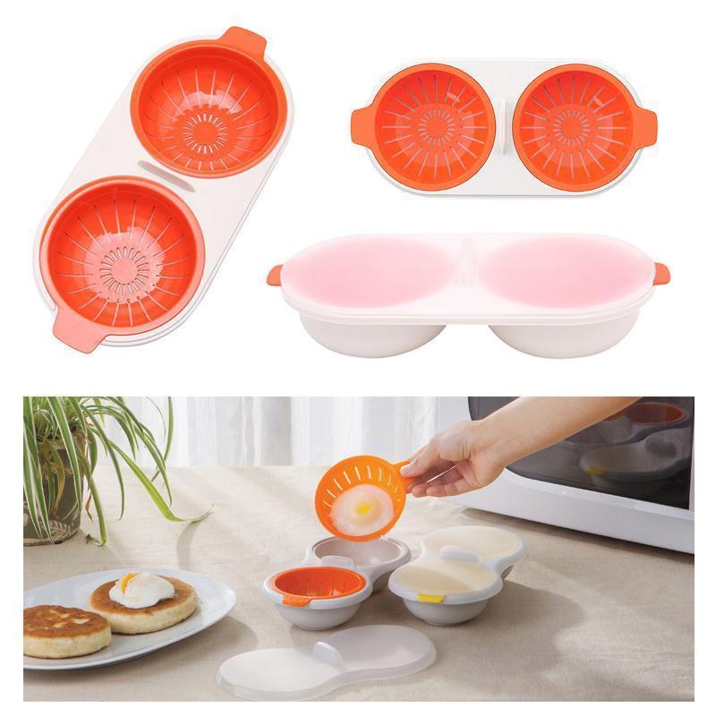 Portable egg cooker for microwave