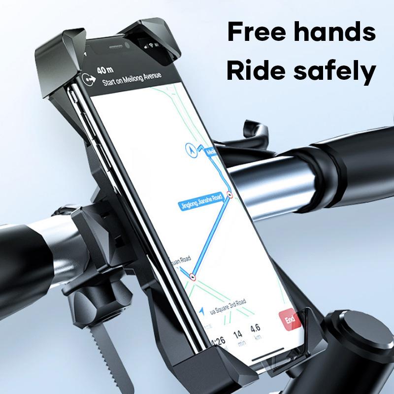 Cycling mobile phone holder