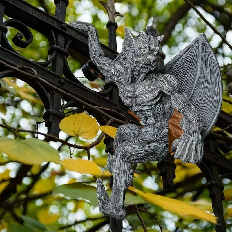 Dragon Winged Gargoyle Fence Hanger
