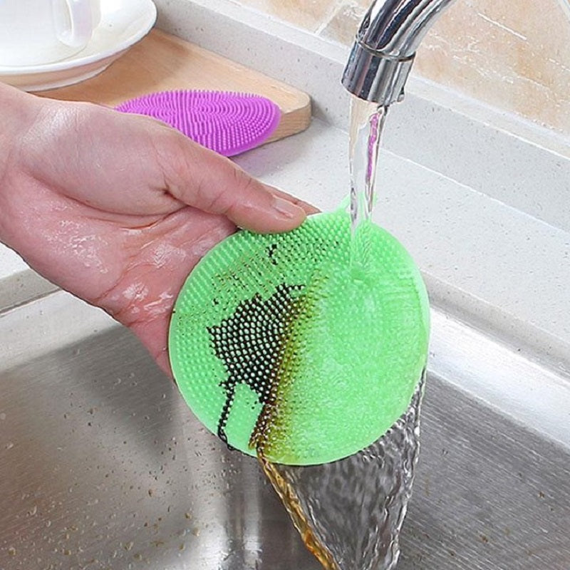 Silicone Multi-purpose Scrubber Sponge, 5 PCs