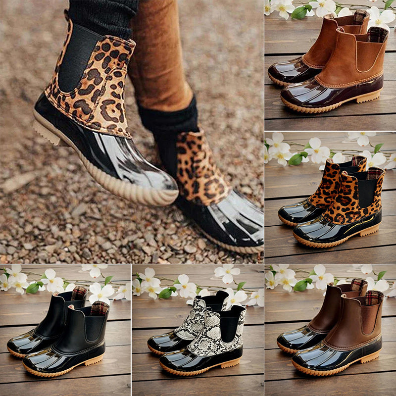 Waterproof Platform Rain Boots