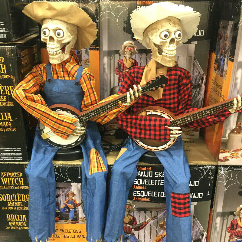 Funny Animated Dueling Banjo Skeletons