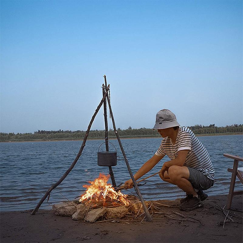 Stainless Steel Triangle Campfire Stand