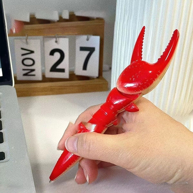 🦀Cute Crab Clip Ballpoint Pen