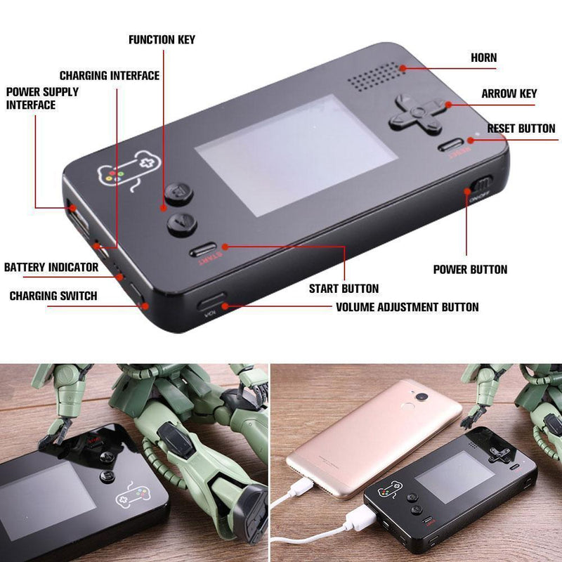 Retro Handheld Game Console 5000mAh Power Bank