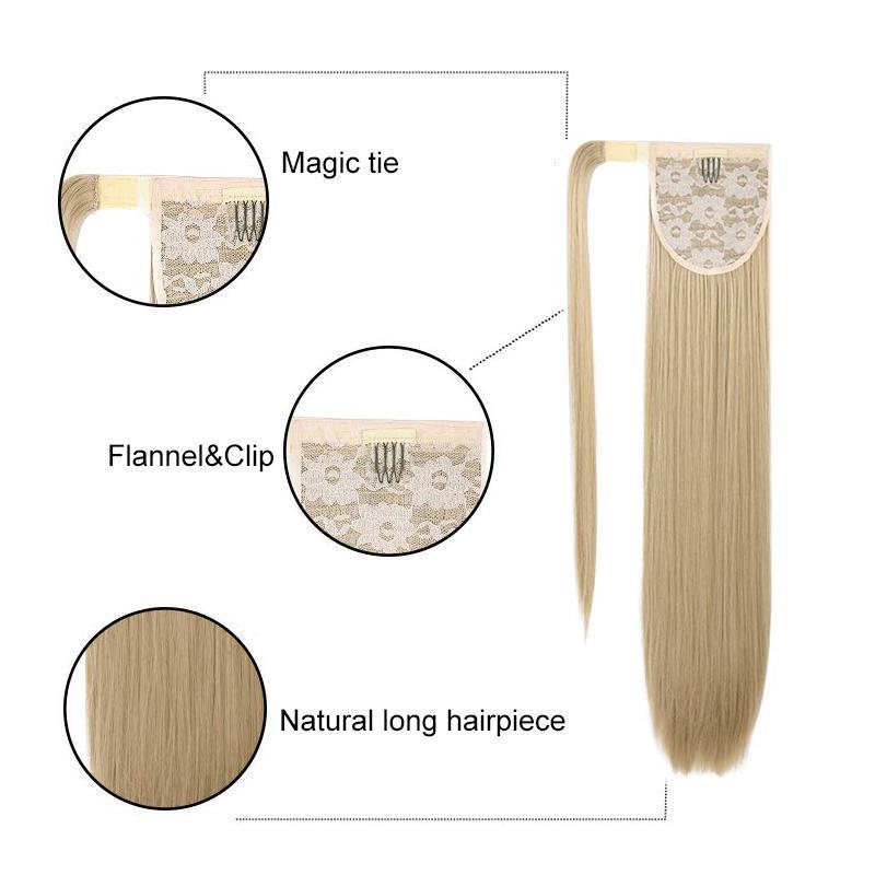 Clip-in Long Straight Ponytail Hair Extension