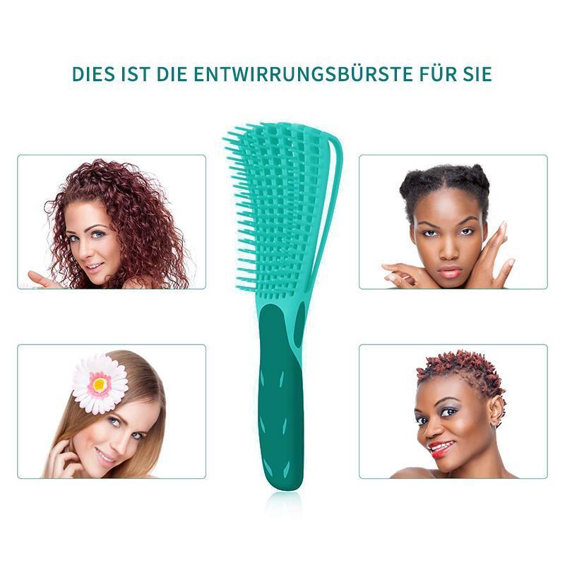 Hair brush for straight and curly hair