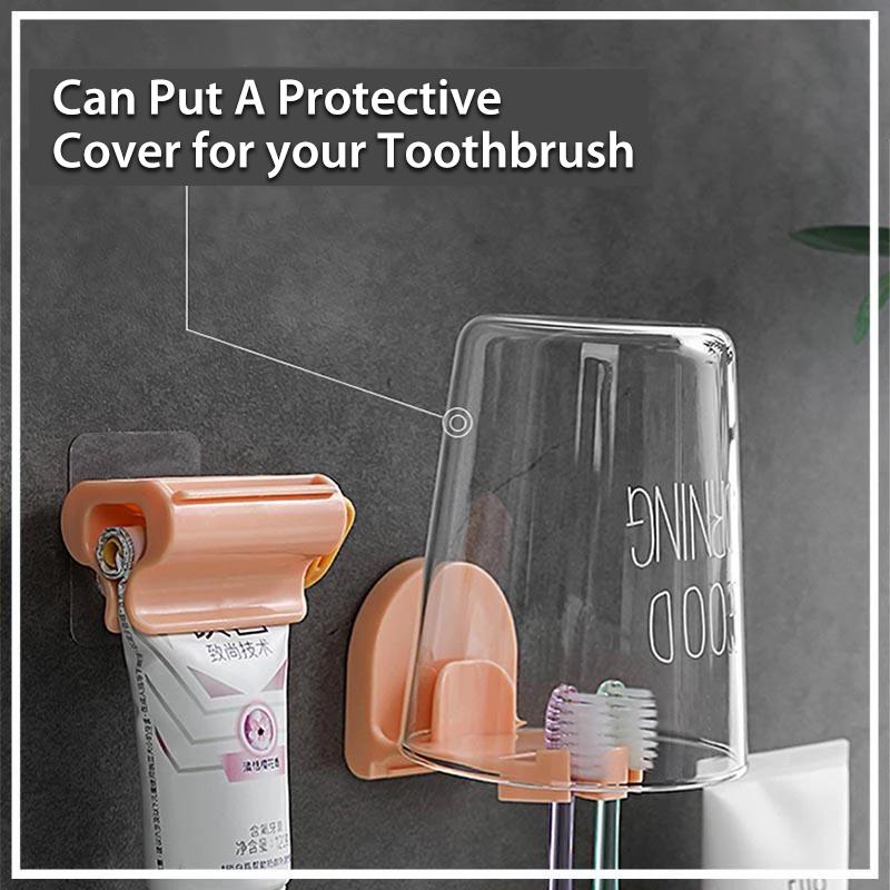 Toothpaste and Toothbrush Holder Set