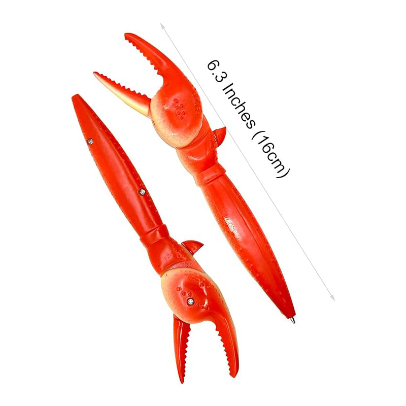 🦀Cute Crab Clip Ballpoint Pen