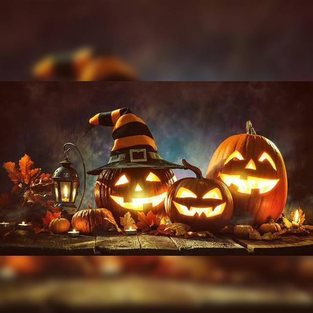 【Factory Outlet】Halloween Sound-Activated Pumpkin with Built-In Speaker