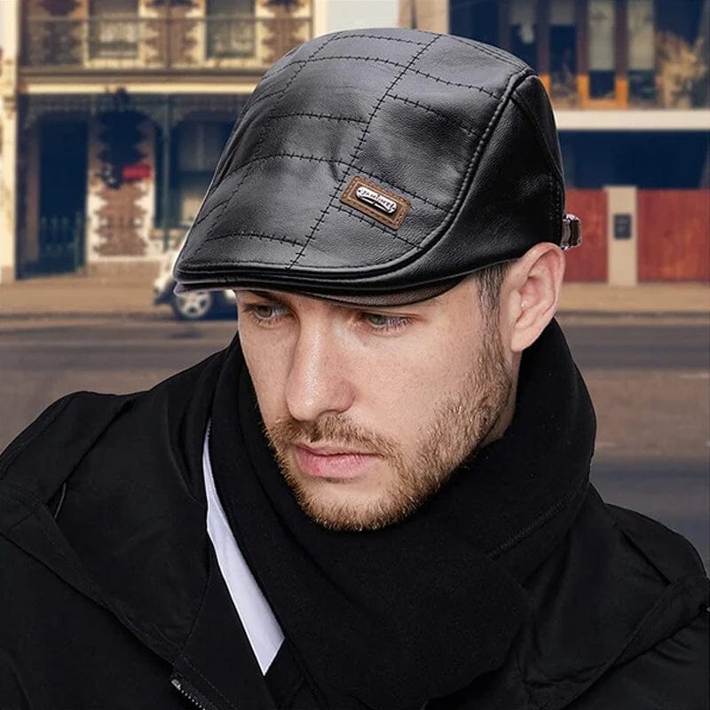 😎New Trendy Leather Beret😎