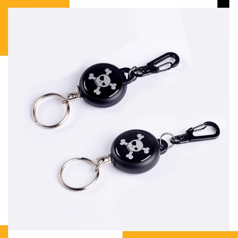 High Resilience Telescopic Rope Key Ring
