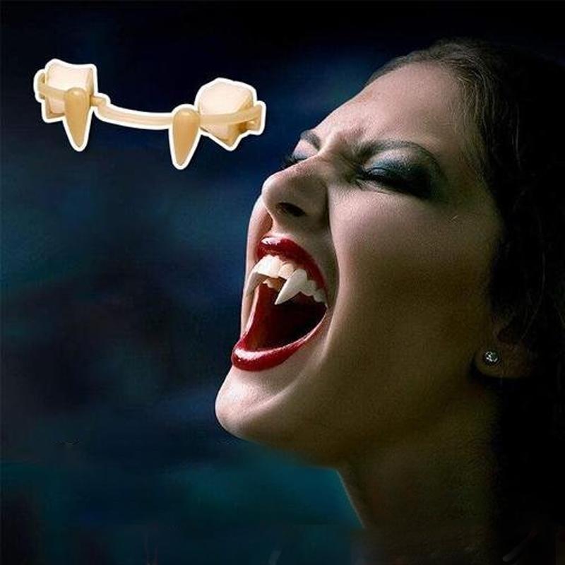 (🎃Early Halloween Promotion🎃) Retractable Vampire Fangs