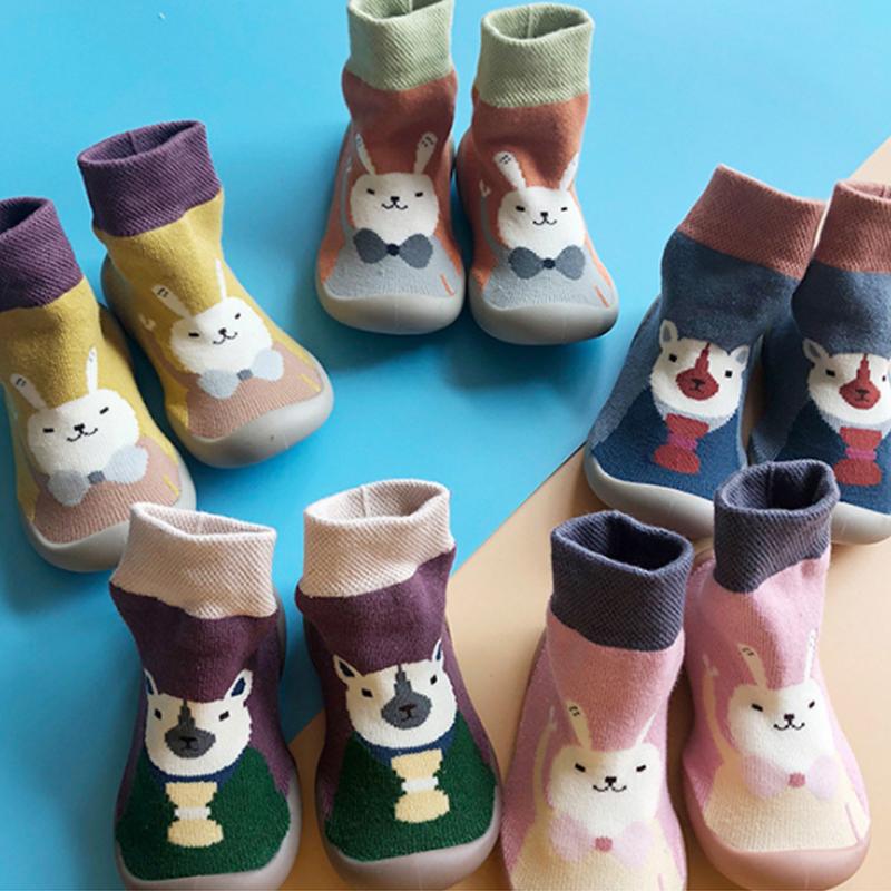 Cartoon Print Baby Toddler Shoes Socks