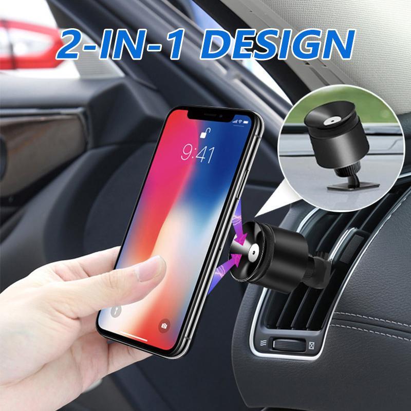 2-in-1 Vacuum Hold Car Phone Holder