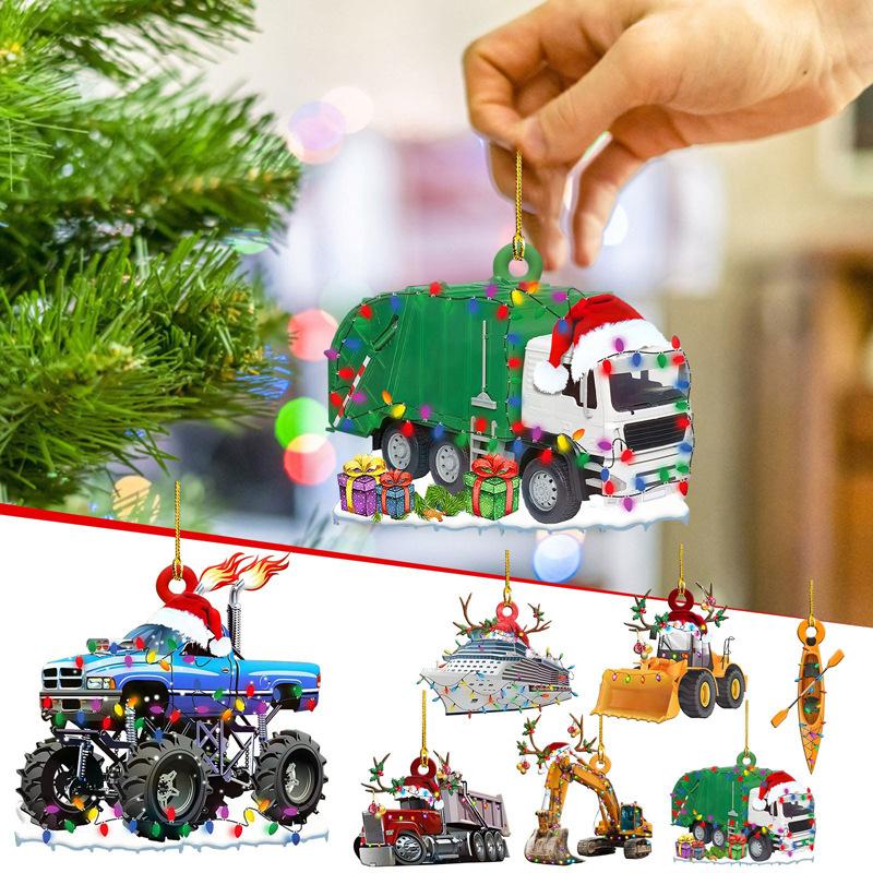 All Kinds Of Car-Boat-Christmas Iron Ornament