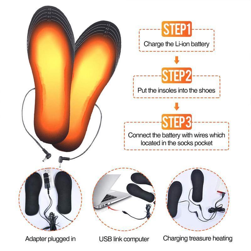 Foot Warmers USB Heated Insole