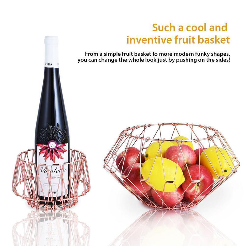 Collapsible Stainless Steel Wire Basket