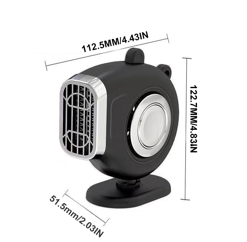 Mini hand warmer, demister and defroster