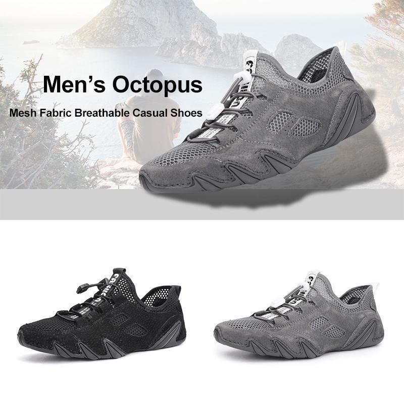 MVSTU™ Men's Octopus Mesh Fabric Breathable Casual Shoes