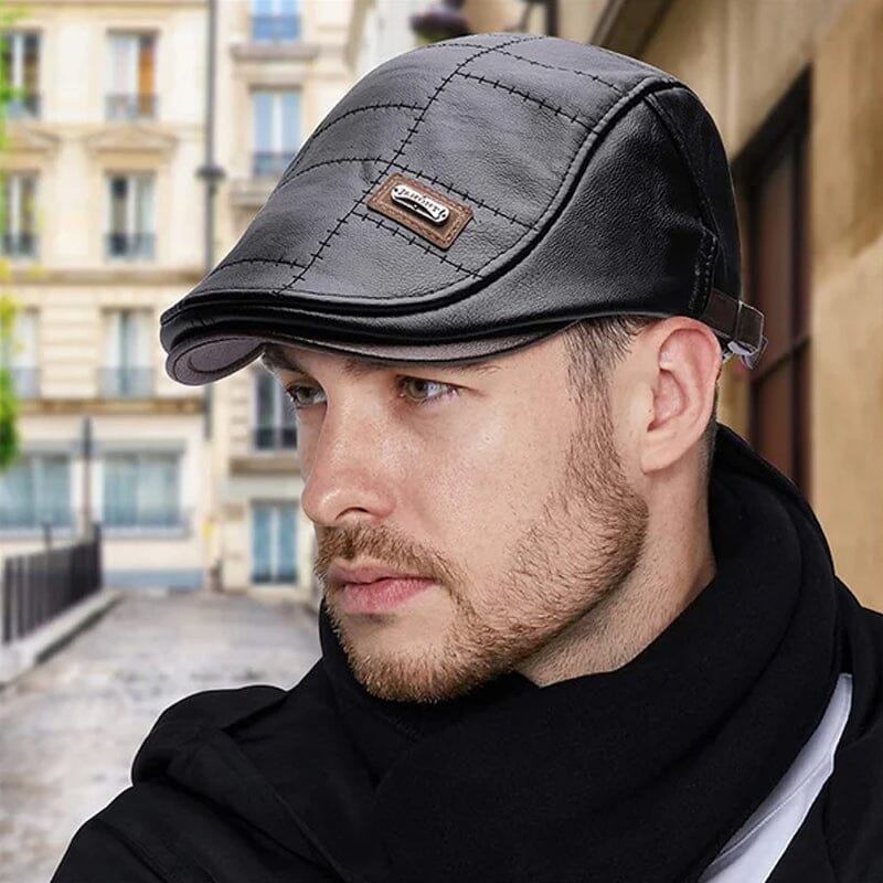 😎New Trendy Leather Beret😎