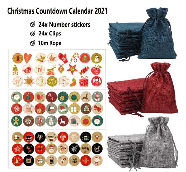 2021 NEW 24 Days of Christmas Advent Calendar
