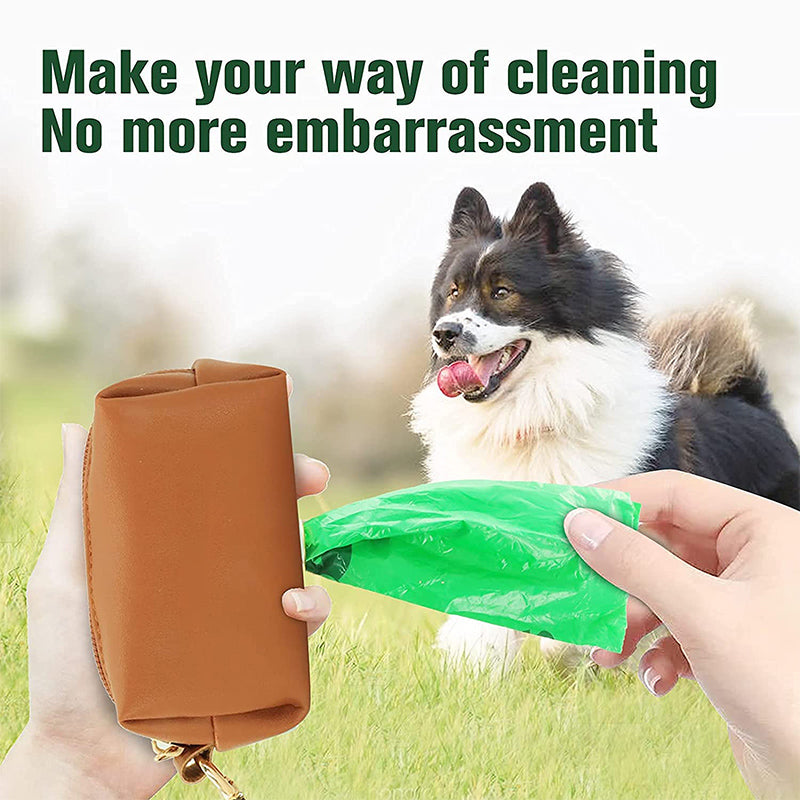 Dog Poop Bag Holder Leash Attachment Waste Bag