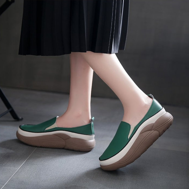 Platform Colorblock Loafers