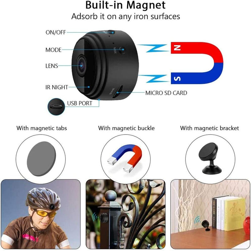 1080p Magnetic WiFi Mini Camera