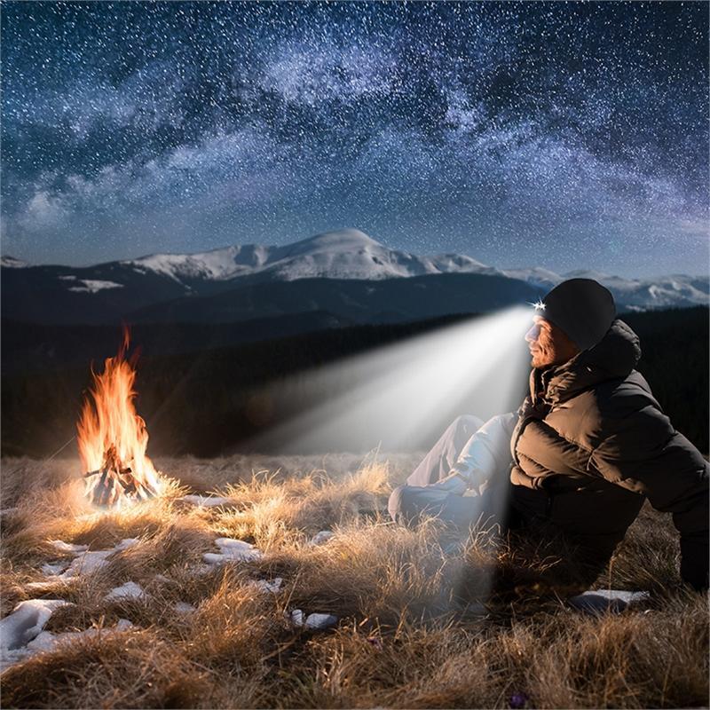 Winter Knitted Hat With LED Lights