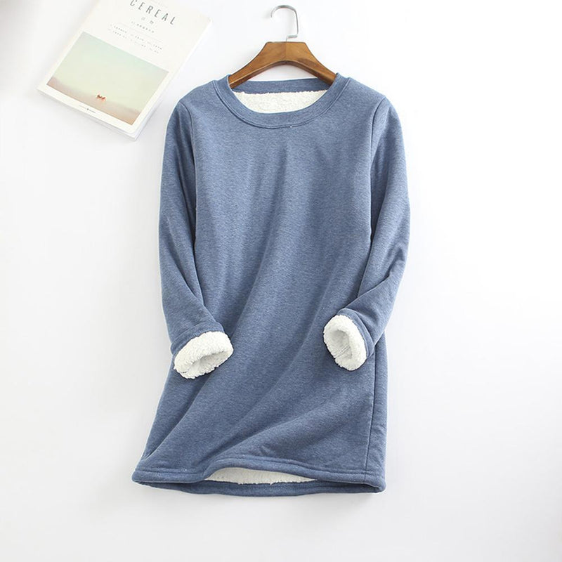Casual Warm Round Neck Sweatshirt