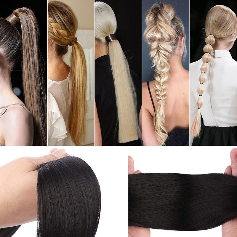 Clip-in Long Straight Ponytail Hair Extension