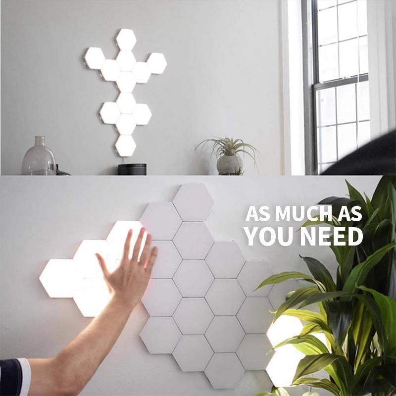 haloera™ Hexagonal Wall Lamp Creative Geometry Assembly