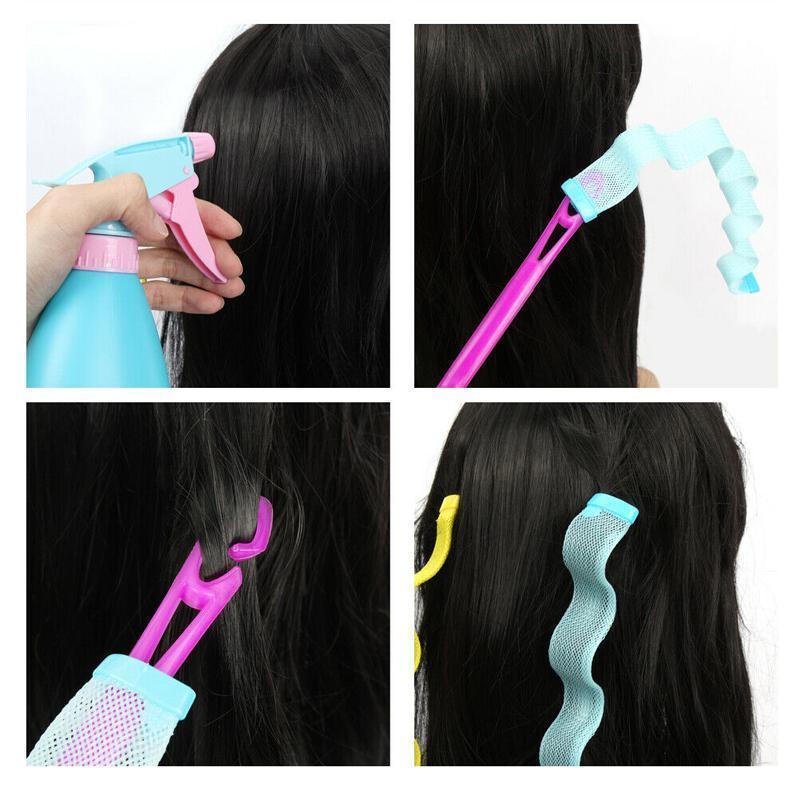 DIY Curl Formers Water Ripple Hair Divider- 12 Pcs