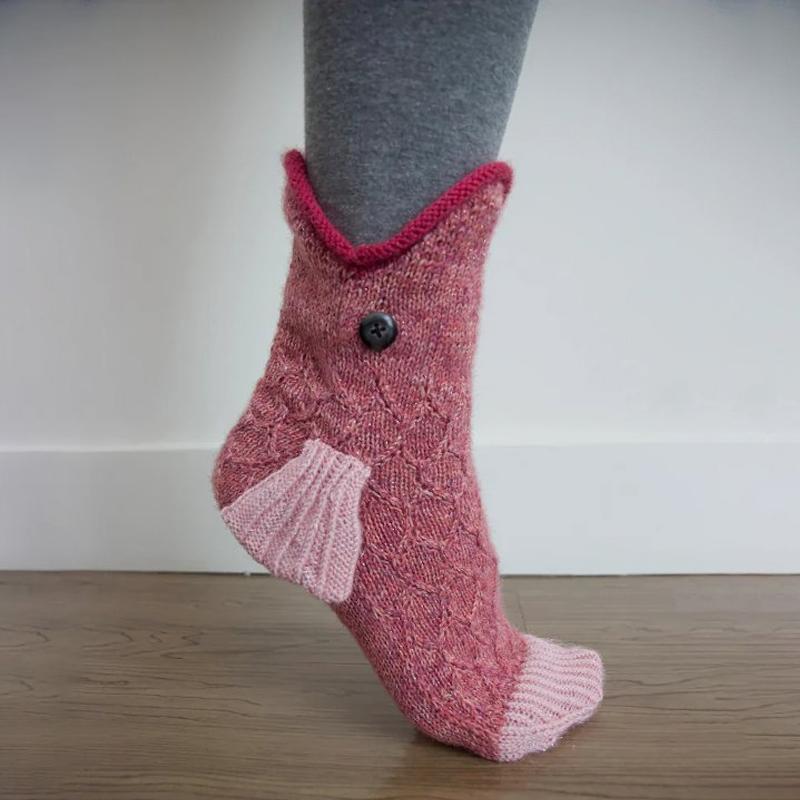 Animal Cute Knitted Socks Unisex Novelty Winter Warm