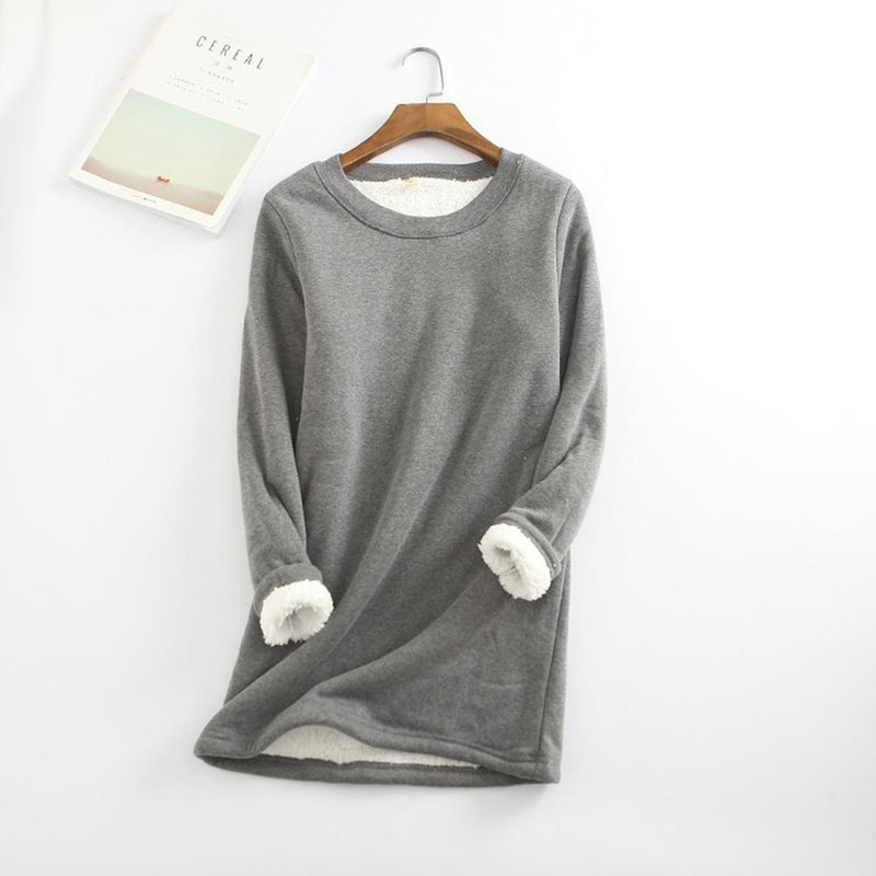 Casual Warm Round Neck Sweatshirt