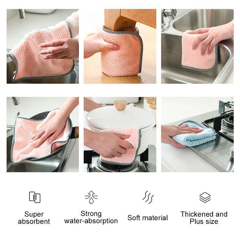 Ultra-Absorbent Microfiber Dishcloths