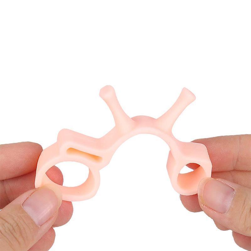 5 Holes Silicone Pedicure Foot Care Tool,1Pair