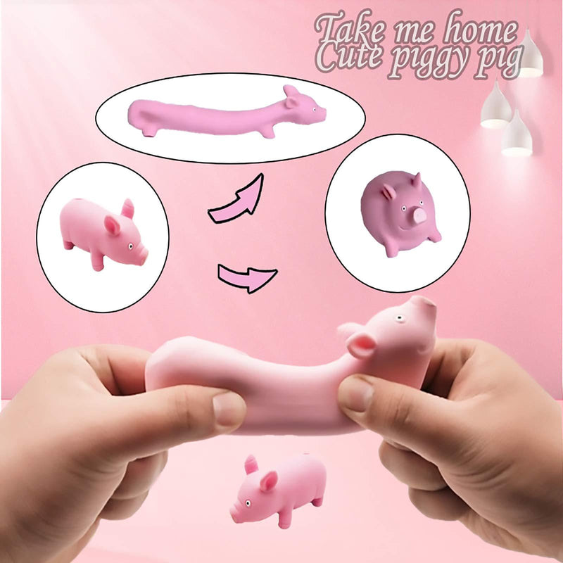 Squishies Squishy Piggy Pig Toys Gifts for Kids Adults Popping Out Anxiety Stress Relief
