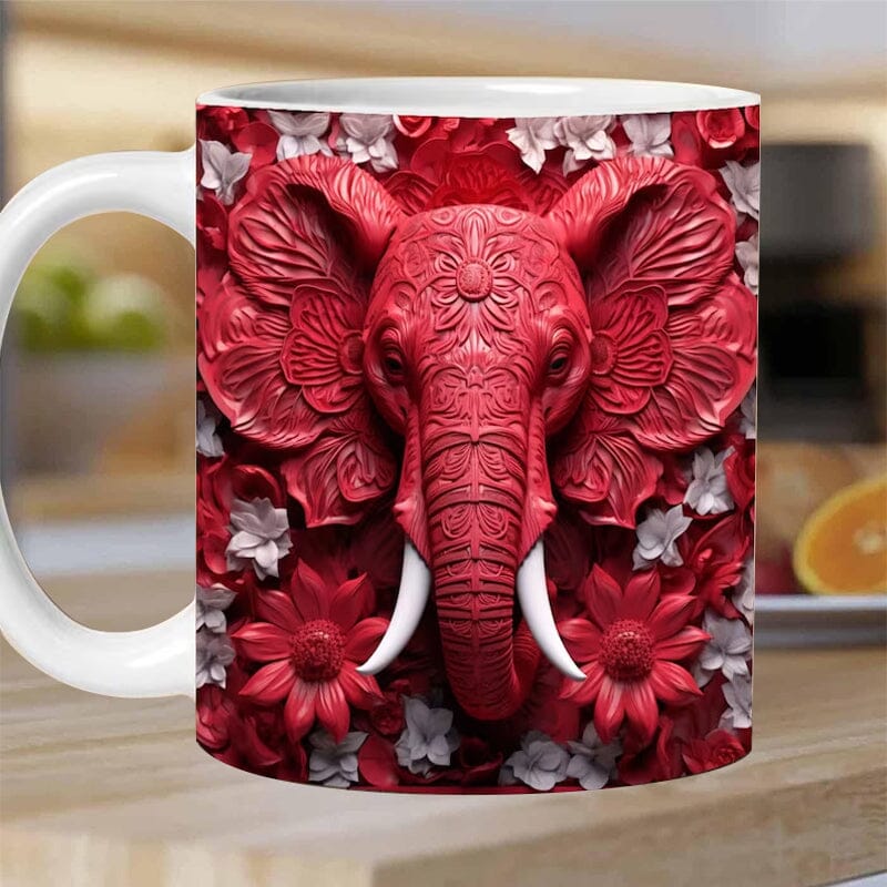 🐘Elephant print mug