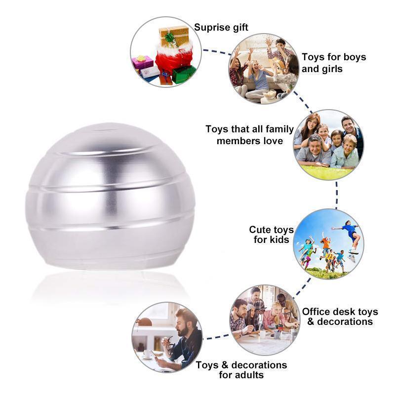 haloera™ Office Toys Stress Relief Visual Illusion Metal Ball