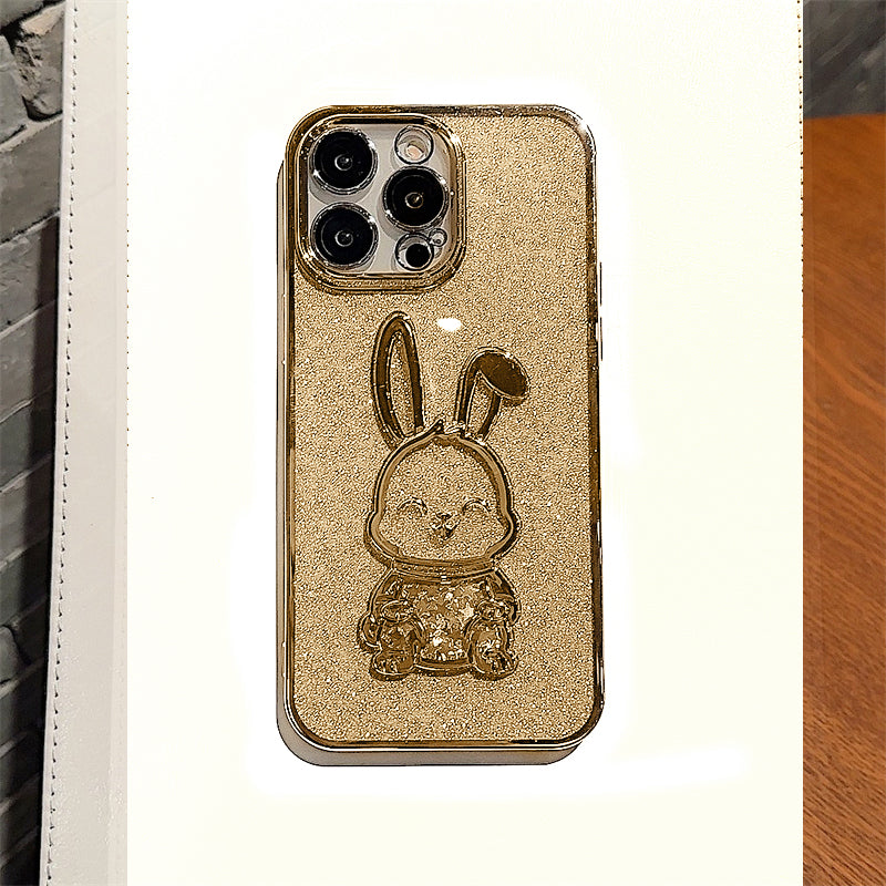 3D Bunny Phone Case Compatible with iPhone