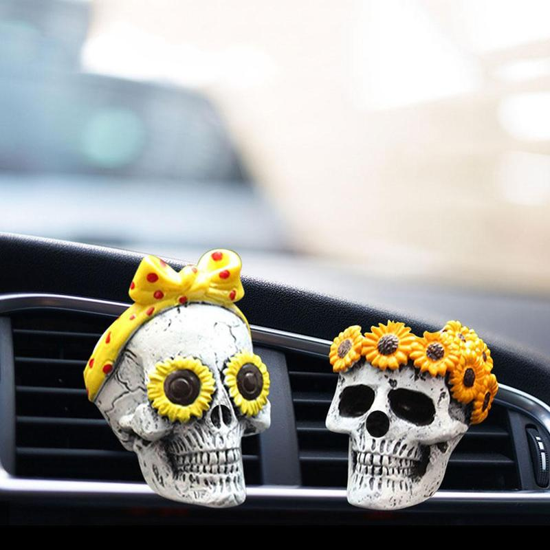 (🎃Early Halloween Promotion🎃) Evil Skulls With Air Freshener (2 PCs)