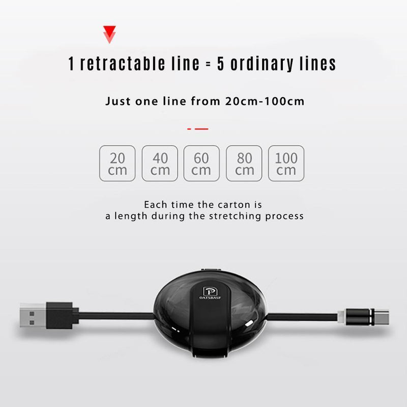3-in-1 Magnetic & Retractable Charger