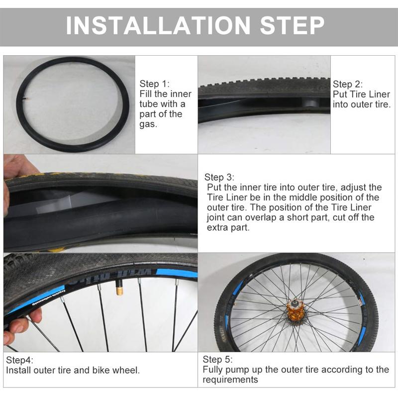 Bicycle Inner Tubes Explosion-proof Lining Tire Pad